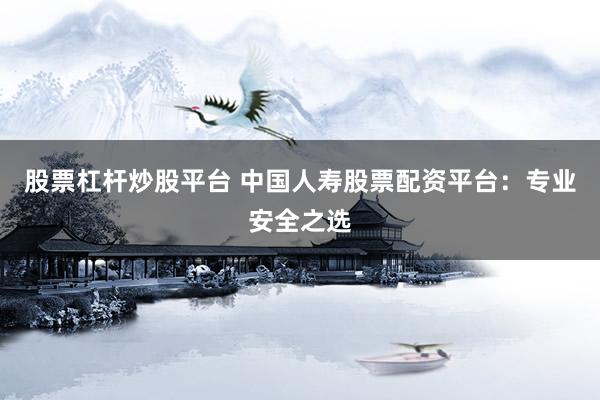 股票杠杆炒股平台 中国人寿股票配资平台：专业安全之选
